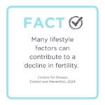 YouTube-Myth or Fact Fact from CDC - lifestyle factors can contribuite to decline in fertility